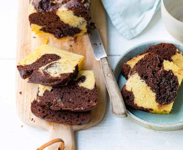 Gâteau marbré à la vapeur