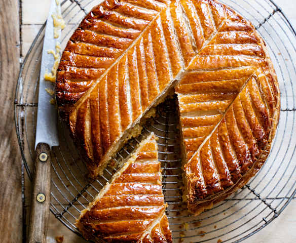 Galette des rois à la crème de noisettes