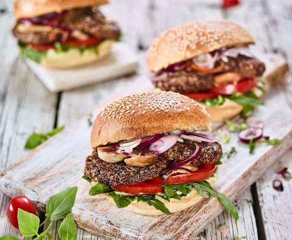 Houbové burgery