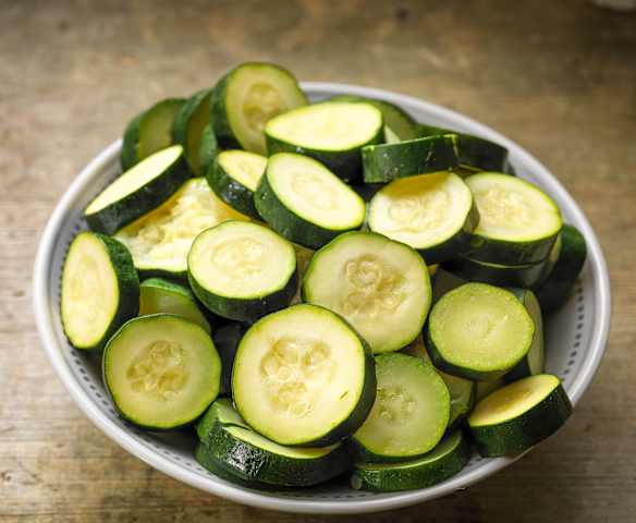 Steamed Zucchini