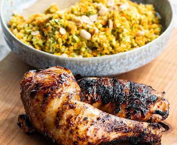 Sweet Chili Poulet mit Kabissalat