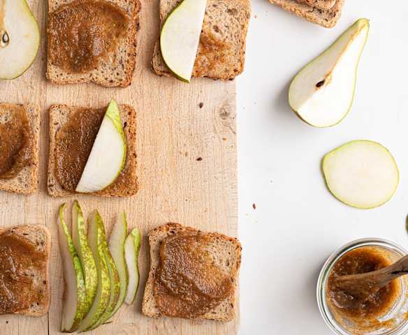 Pâte à tartiner poire-vanille-gingembre
