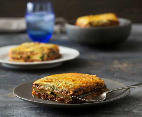 Zucchini lasagne