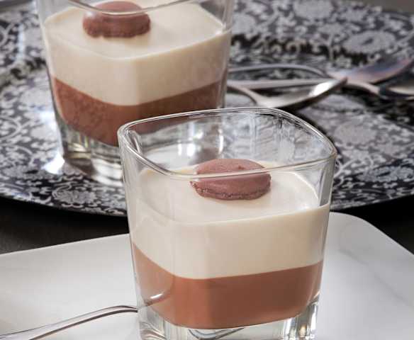 Panna Cotta with Whiskey Cream