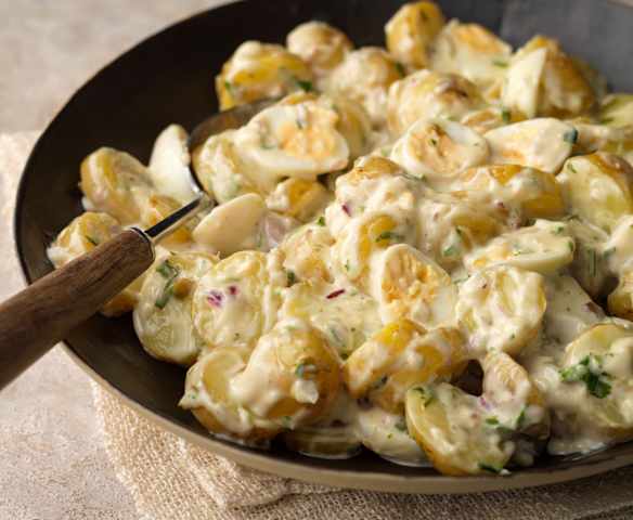 Ensalada de papa y huevo