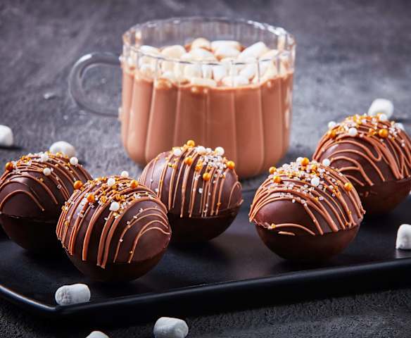 Bombas sorpresa de chocolate