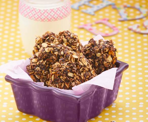 Galletas de avena y chocolate