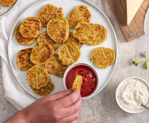 Cukiniowe kąski z parmezanem