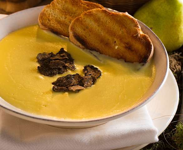 Crema di topinambur e tartufo