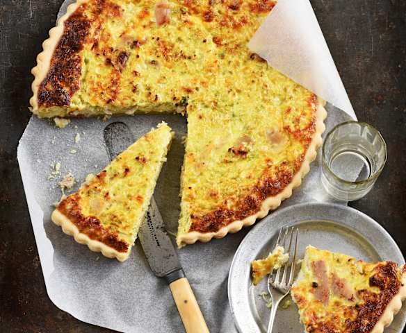 Quiche au poulet et au brocoli