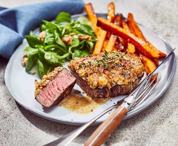 Nusskruste für Fleisch oder Fisch Nusskruste für Fleisch oder Fisch