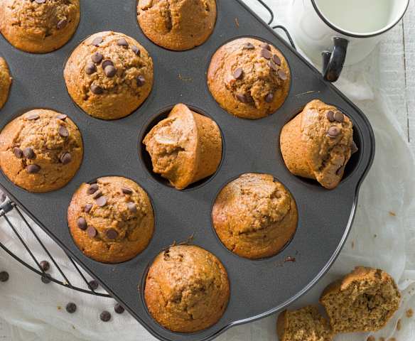 Muffins de mantequilla de cacahuete