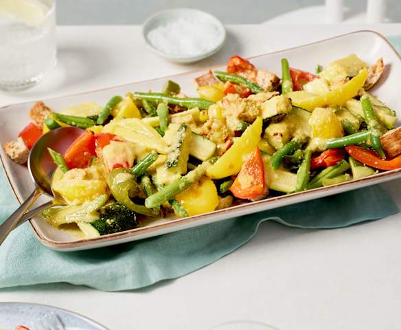 Lauwarmer Antipasti-Salat