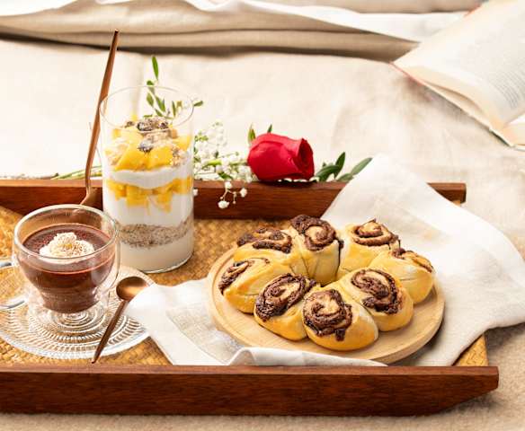 Plateau de douceurs sucrées pour maman