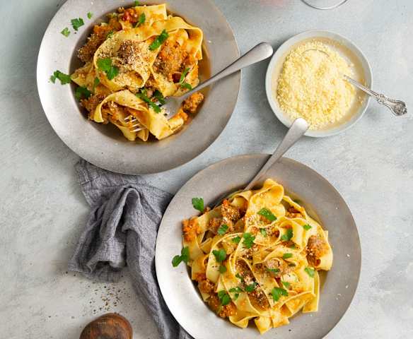 Lamb sausage ragu Lamb sausage ragu