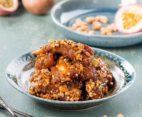 Nutty Passionfruit Pork Ribs