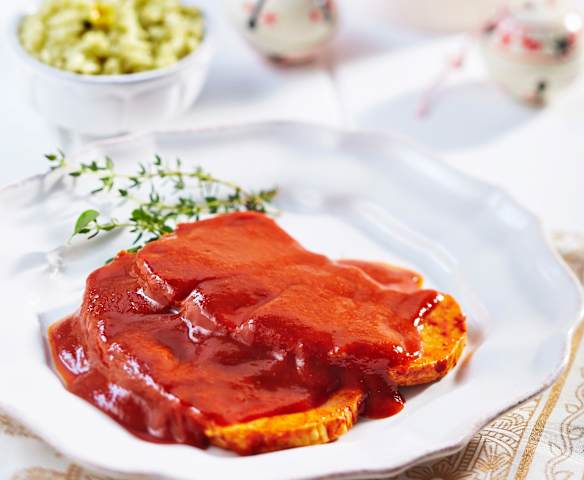 Pierna adobada navideña