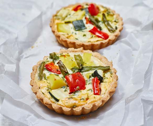 Mini-Gemüse-Quiches