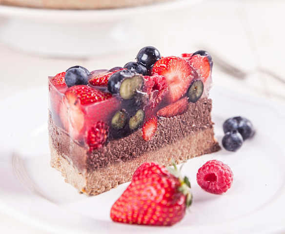 RAW jablečný koláč s agarem