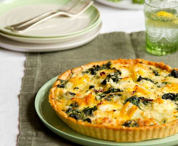 Torta salata di merluzzo e spinaci
