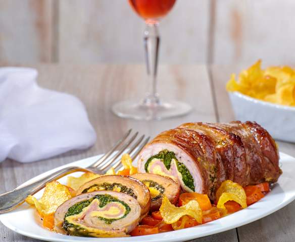 Arrosto di vitello arrotolato