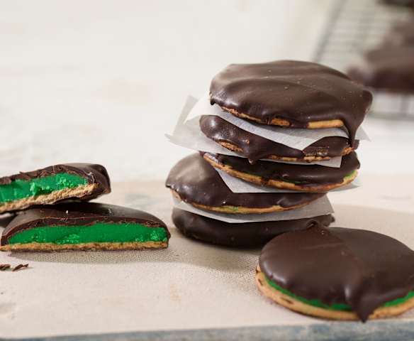 Bocaditos de chocolate y menta