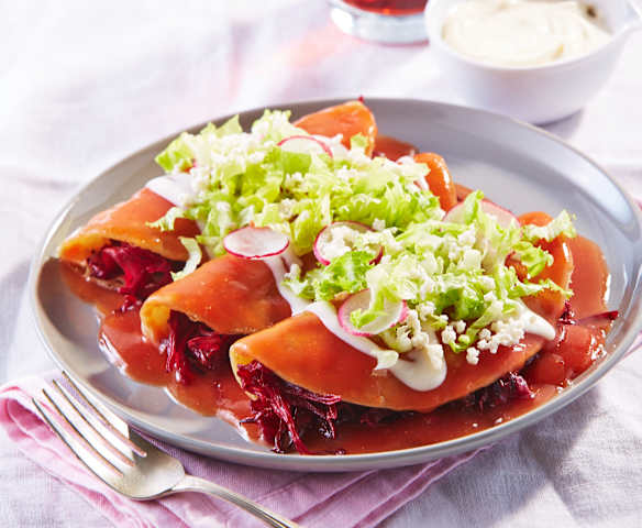 Entomatadas de jamaica