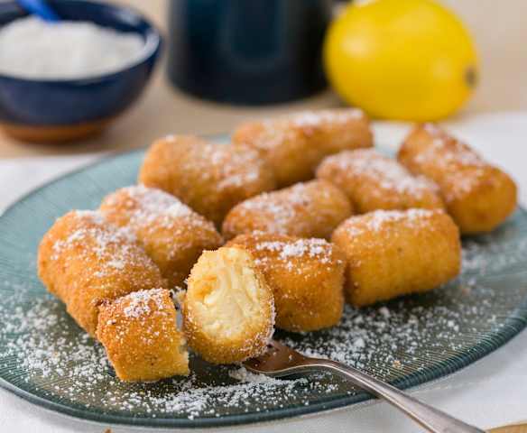 Croquetas de crema catalana