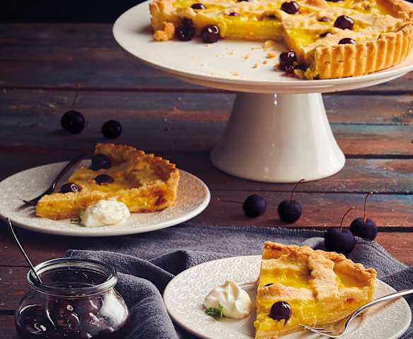 Crostata crema e amarene