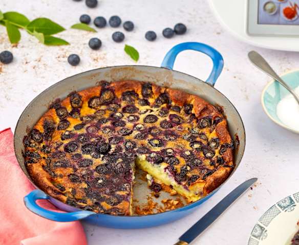 Clafoutis aux myrtilles