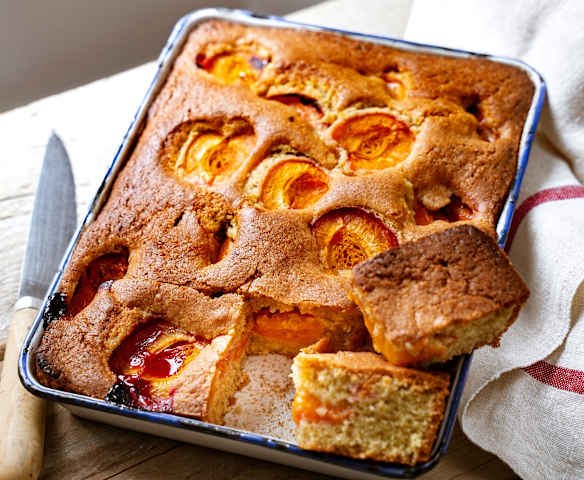 Gâteau aux abricots et aux amandes