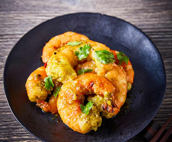 Camarones a la hierba de limón