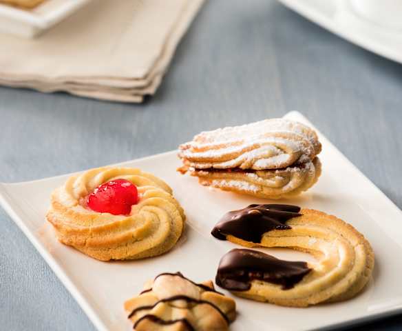 Pastas de té rizadas