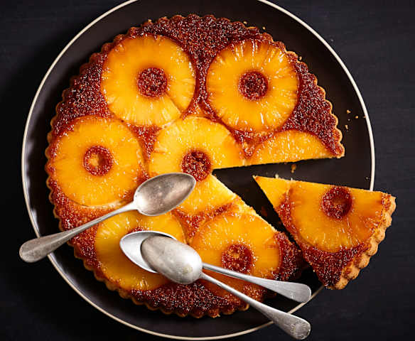 Gâteau à l'ananas caramélisé