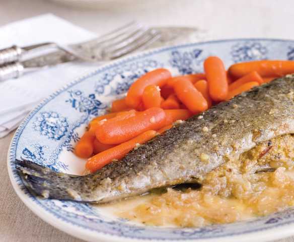 Trutas recheadas à moda de Bragança