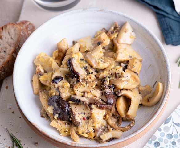 Revuelto de setas para dos