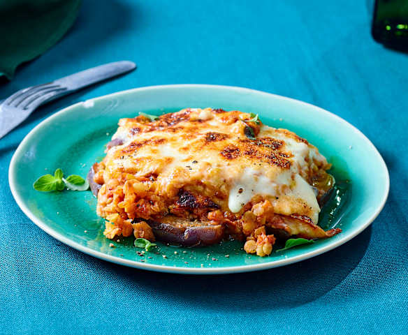 Linsen-Moussaka