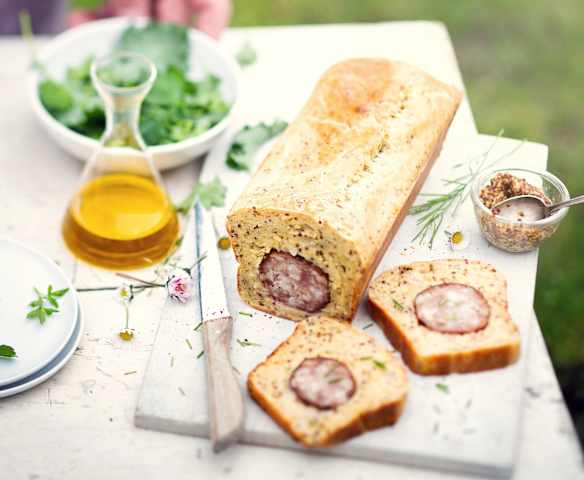 Cake à la saucisse de Morteau