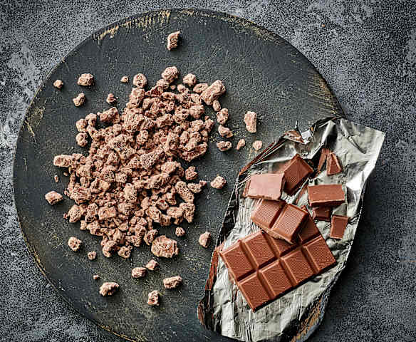 Chocolate con leche rallado grueso (70-100 g)