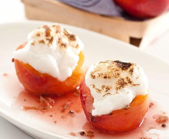 Nectarinas especiadas al vapor