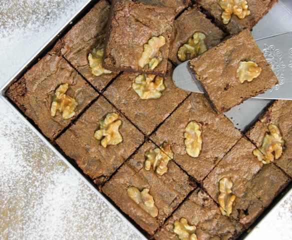 Brownie de chocolate sem glúten