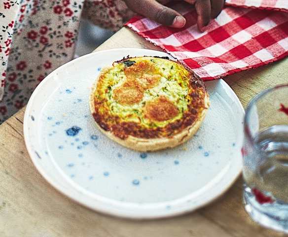 Petites quiches aux courgettes