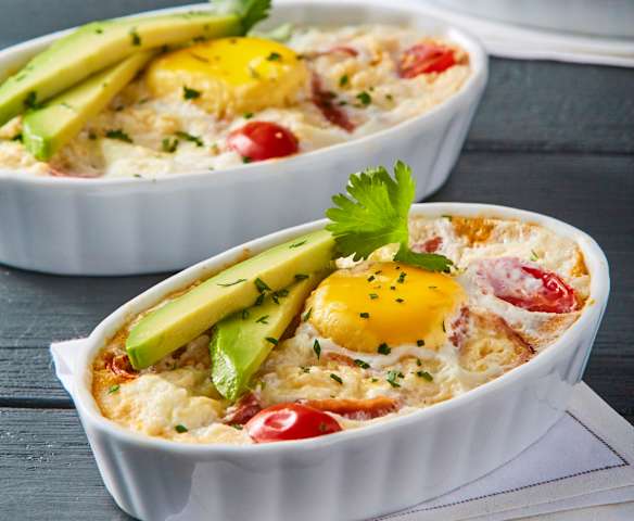 Tex-Mex-Eier im Förmchen