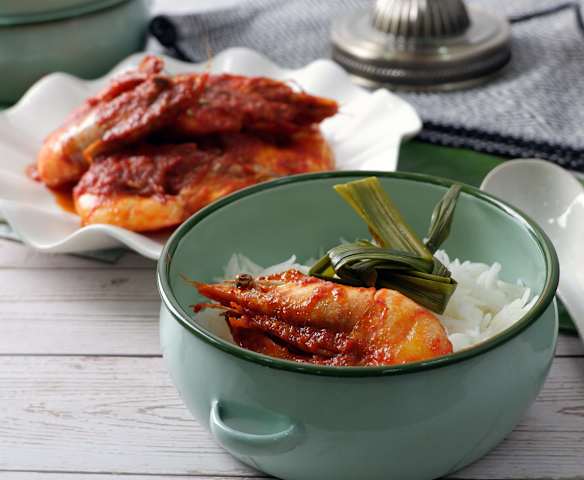 Sambal Tumis Udang (Prawn Sambal)