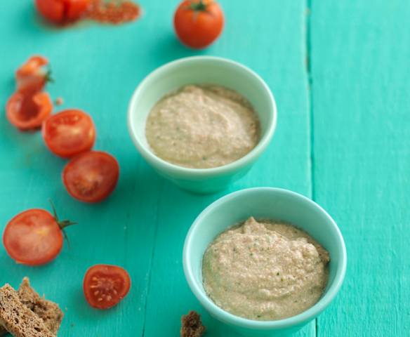 Dip de tomate e queijo-creme