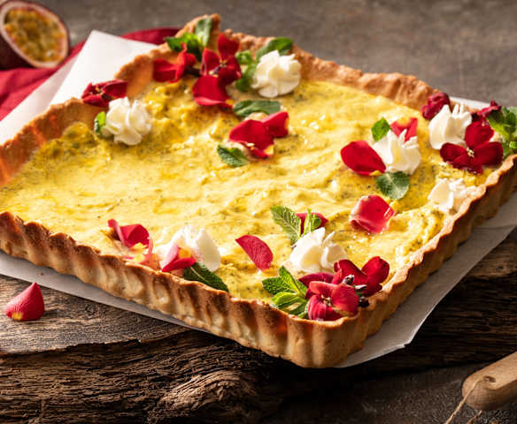 Passionsfrucht-Tarte