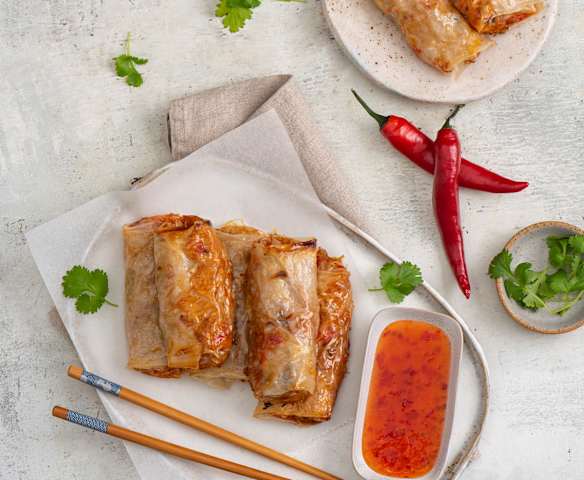 Pieczone sajgonki z warzywami (TM6, TM7)