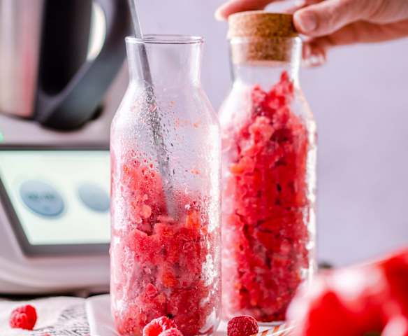 Granité poivron et framboise