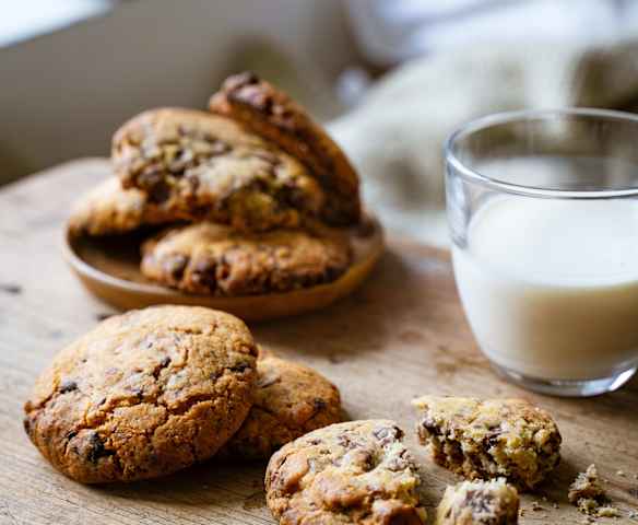 Cookies au chocolat au lait et aux noisettes Cookies au chocolat au lait et aux noisettes
