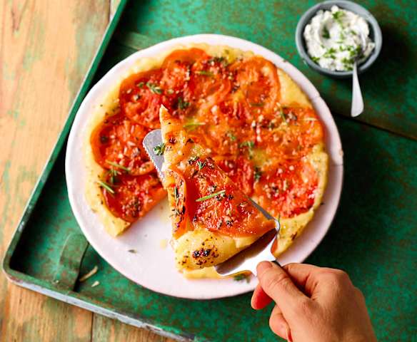 Tarte Tatin mit Tomaten